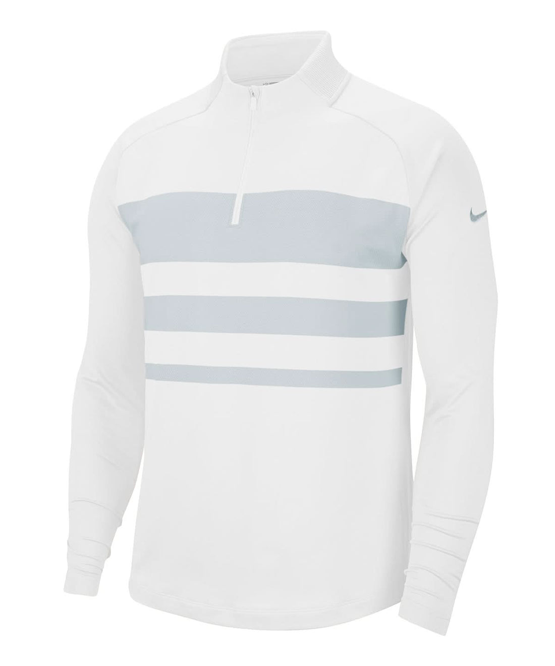 Nike dry vapor top half zip nk182 - White Sky Grey L - Customisable Sports Overtops
