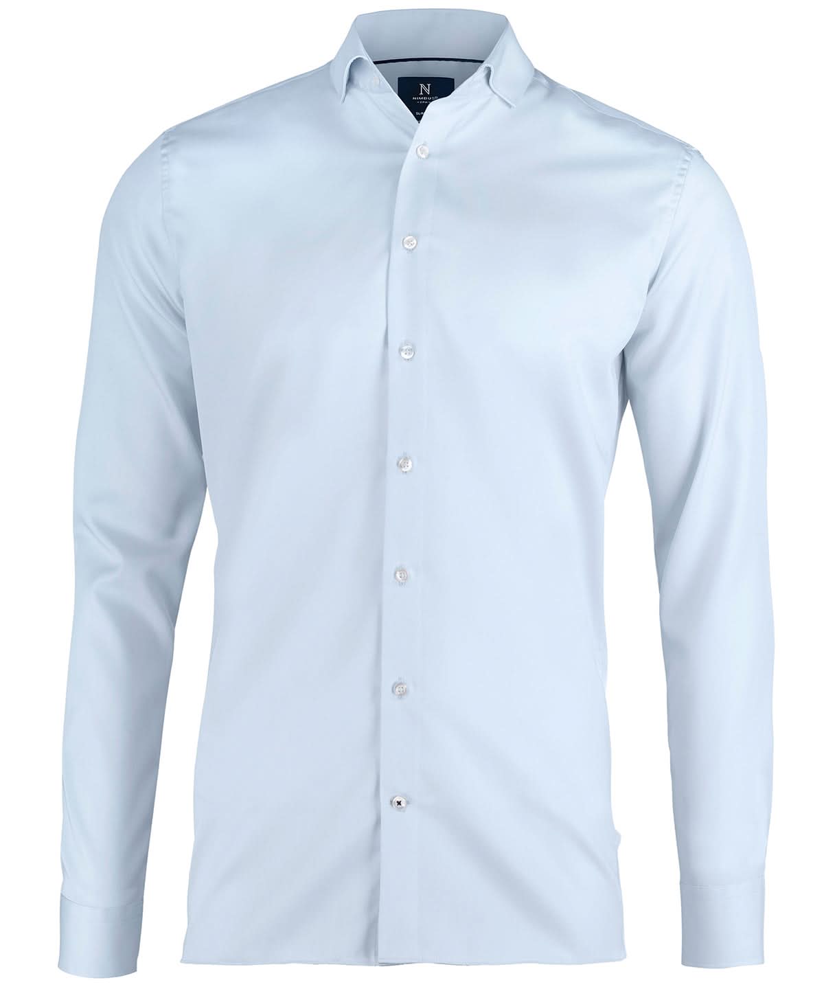 Nimbus Portland slim fit super non iron business shirt N102M - Light Blue - Customisable Shirts