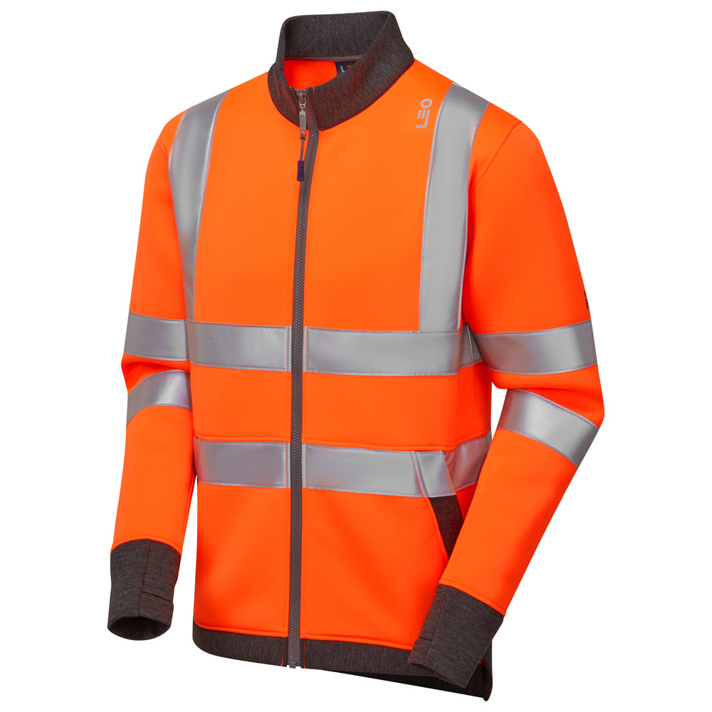 EcoViz Zipped Orange Sweatshirt Arganite - SS07