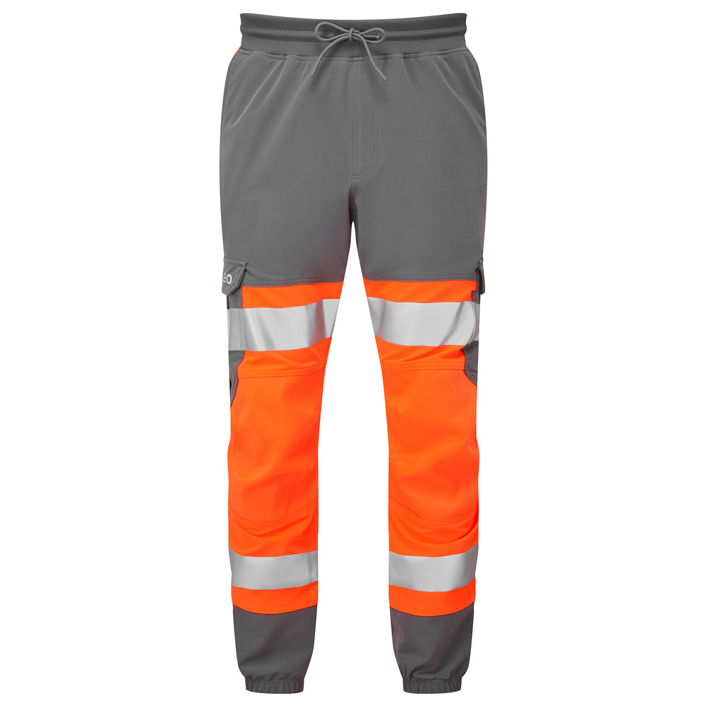 EcoViz High Performance 4X Stretch Orange/ Grey Trouser Hawkridge - JT01