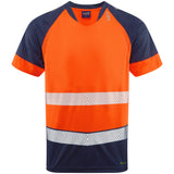 HV ORANGE/NAVY PRINT