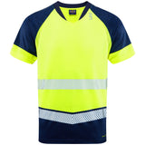 HV YELLOW/NAVY PRINT