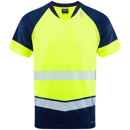 HV YELLOW/NAVY PRINT