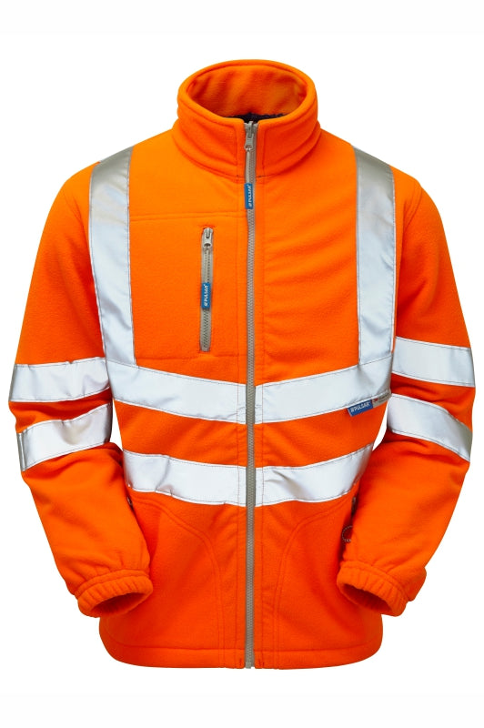 Interactive Polar Fleece Jacket Orange Recycled Content - PR508 - - Customisable Mid-Layers