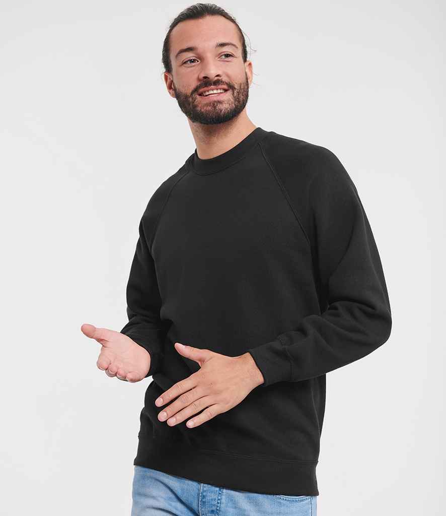 Russell Athletic Raglan Sweatshirt - 762M - - Customisable Sweatshirt