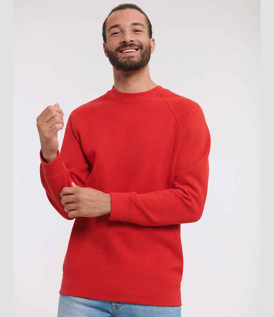 Russell Athletic Raglan Sweatshirt - 762M - - Customisable Sweatshirt