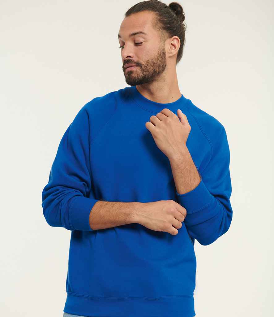 Russell Athletic Raglan Sweatshirt - 762M - - Customisable Sweatshirt