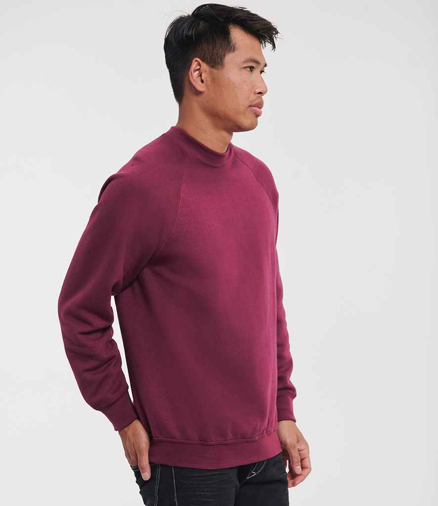 Russell Athletic Raglan Sweatshirt - 762M - - Customisable Sweatshirt