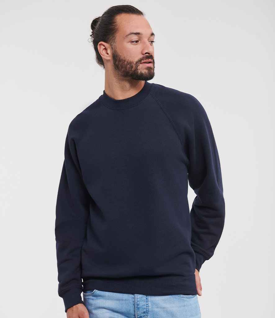 Russell Athletic Raglan Sweatshirt - 762M - - Customisable Sweatshirt