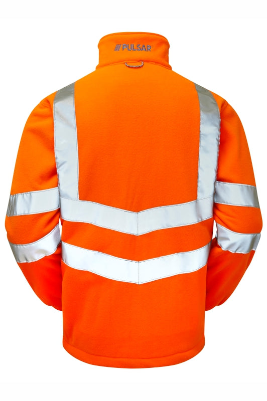 Interactive Polar Fleece Jacket Orange Recycled Content - PR508 - - Customisable Mid-Layers