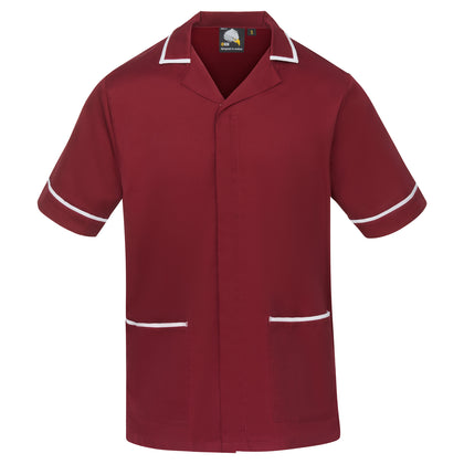 Maroon - White