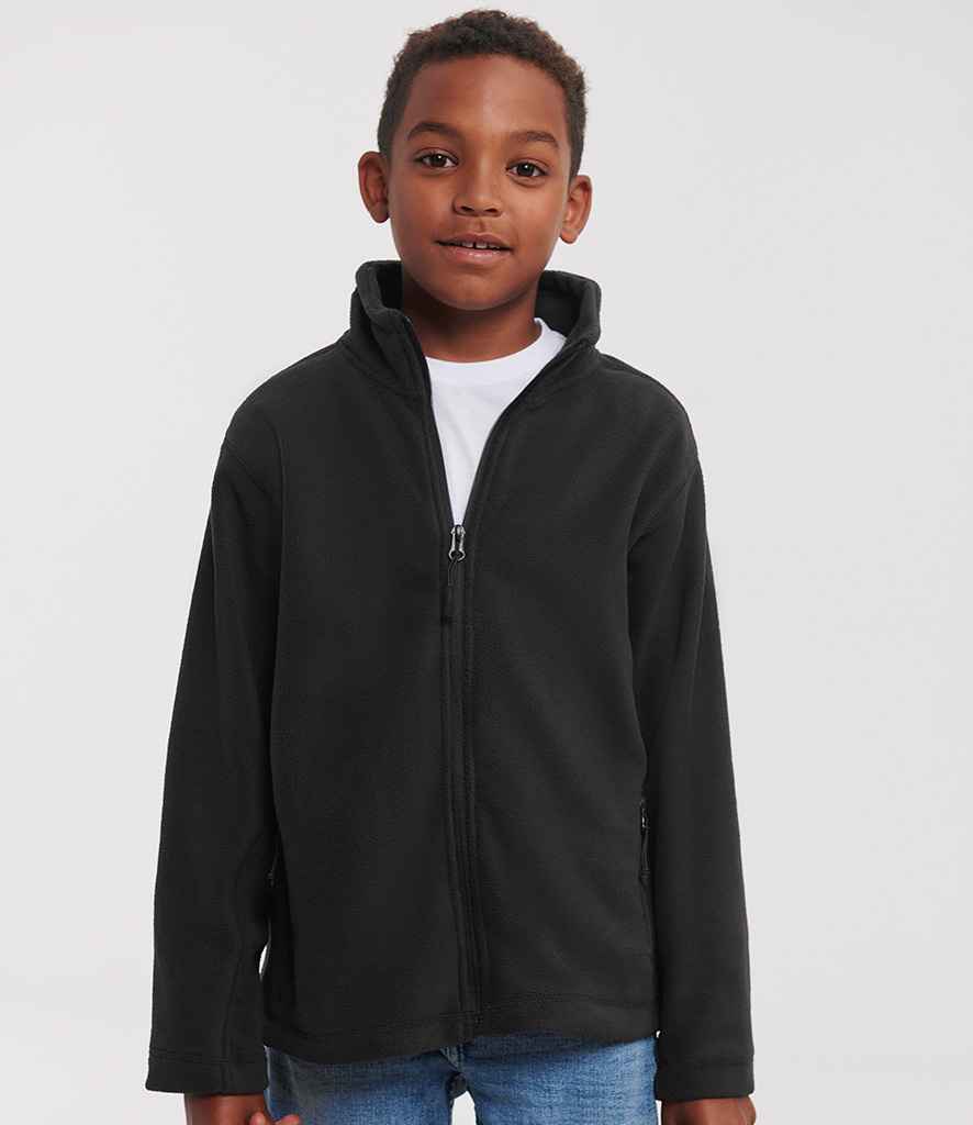 Russell Athletic Kids Outdoor Fleece Jacket - 870B - - Customisable Fleece