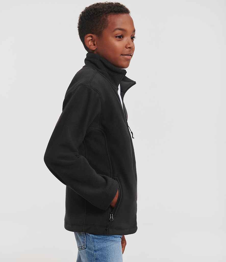 Russell Athletic Kids Outdoor Fleece Jacket - 870B - - Customisable Fleece