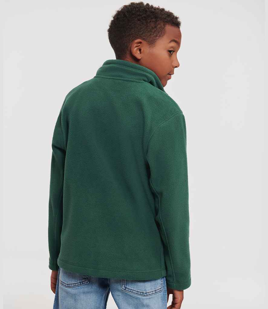 Russell Athletic Kids Outdoor Fleece Jacket - 870B - - Customisable Fleece