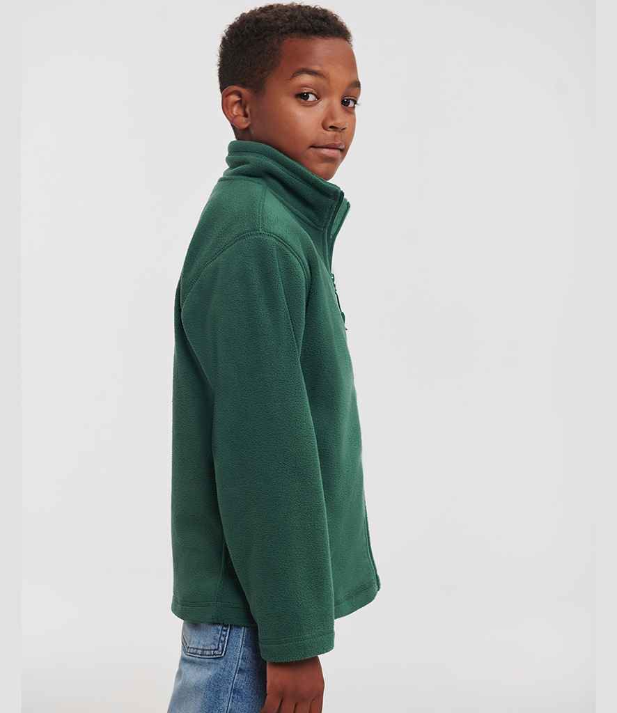 Russell Athletic Kids Outdoor Fleece Jacket - 870B - - Customisable Fleece