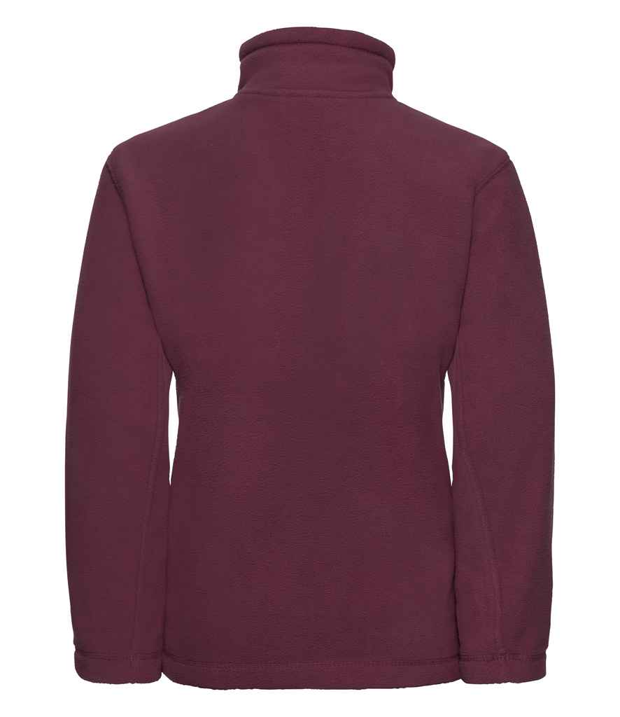 Russell Athletic Kids Outdoor Fleece Jacket - 870B - - Customisable Fleece