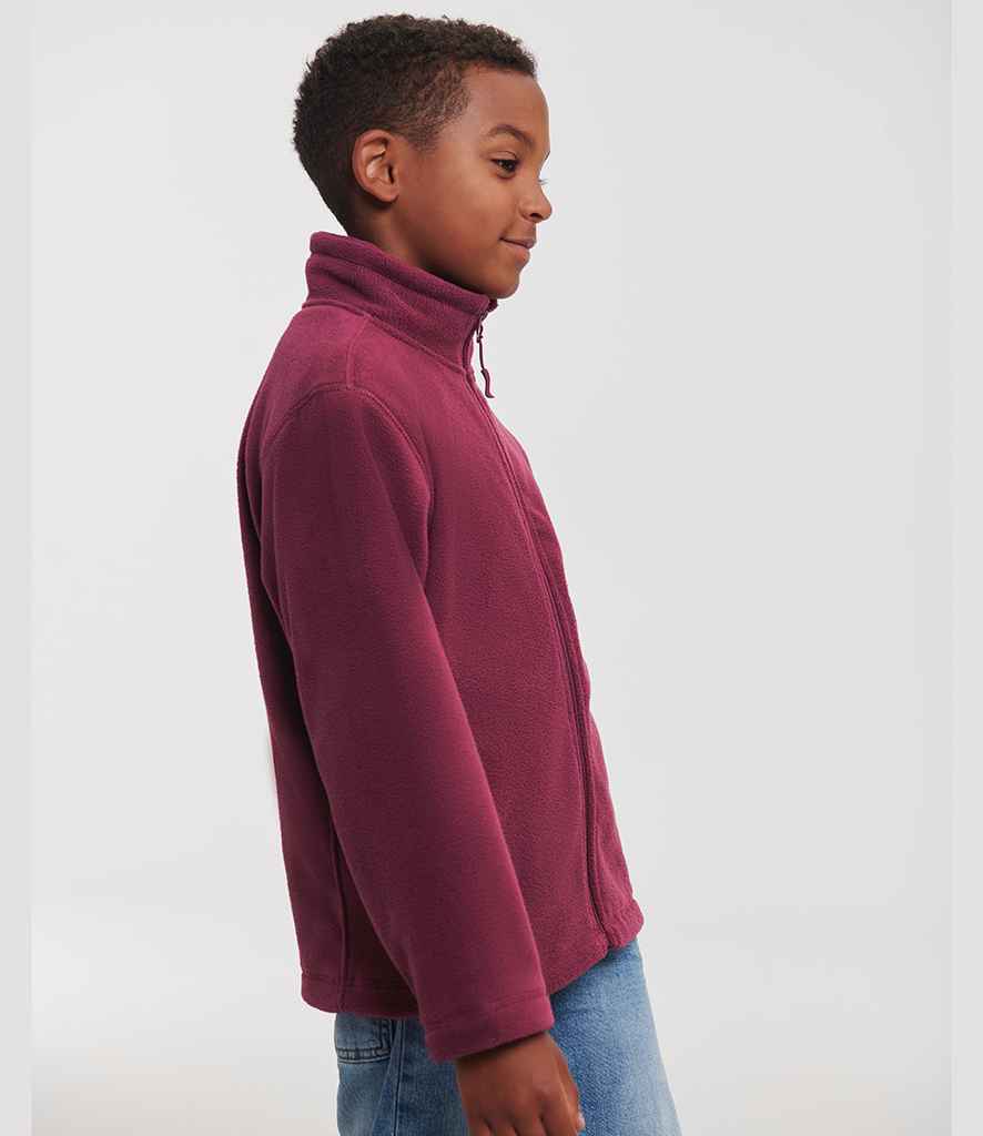 Russell Athletic Kids Outdoor Fleece Jacket - 870B - - Customisable Fleece