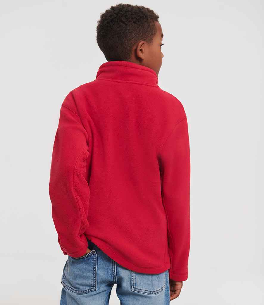 Russell Athletic Kids Outdoor Fleece Jacket - 870B - - Customisable Fleece