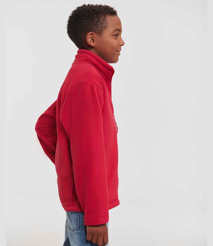 Russell Athletic Kids Outdoor Fleece Jacket - 870B - - Customisable Fleece