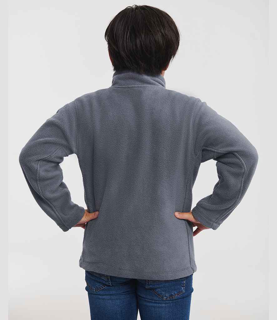 Russell Athletic Kids Outdoor Fleece Jacket - 870B - - Customisable Fleece