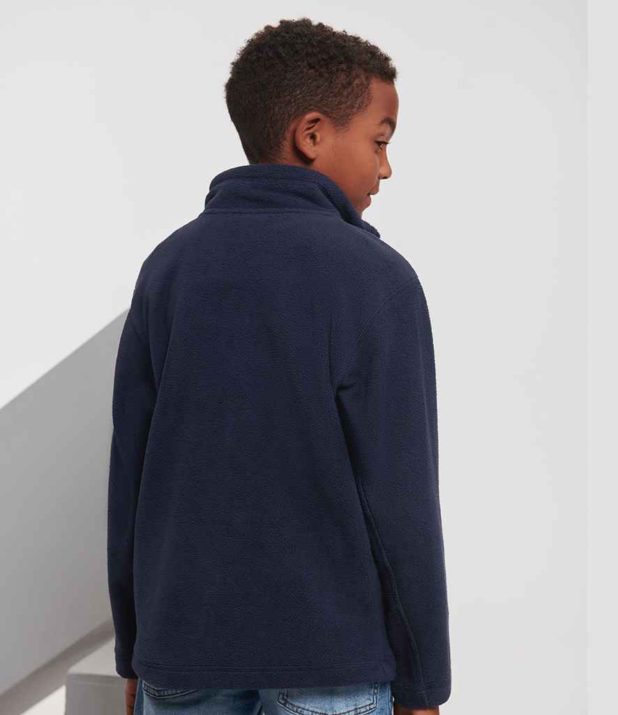 Russell Athletic Kids Outdoor Fleece Jacket - 870B - - Customisable Fleece