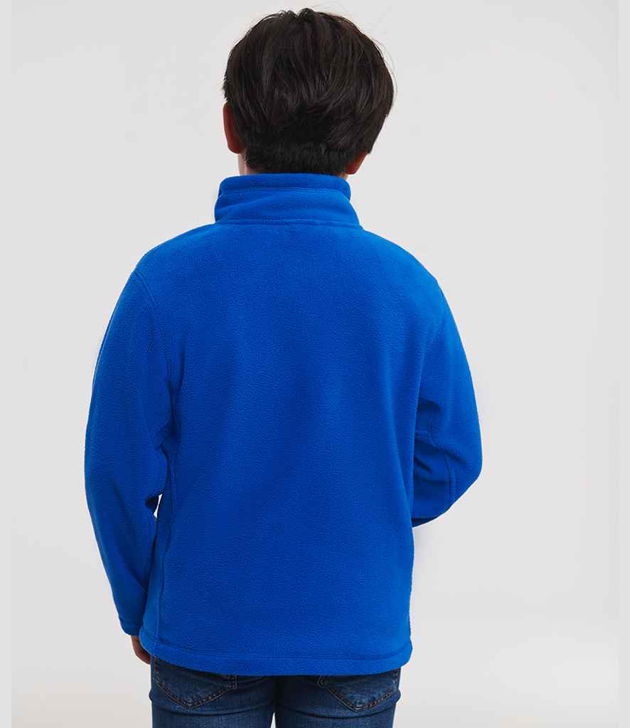 Russell Athletic Kids Outdoor Fleece Jacket - 870B - - Customisable Fleece