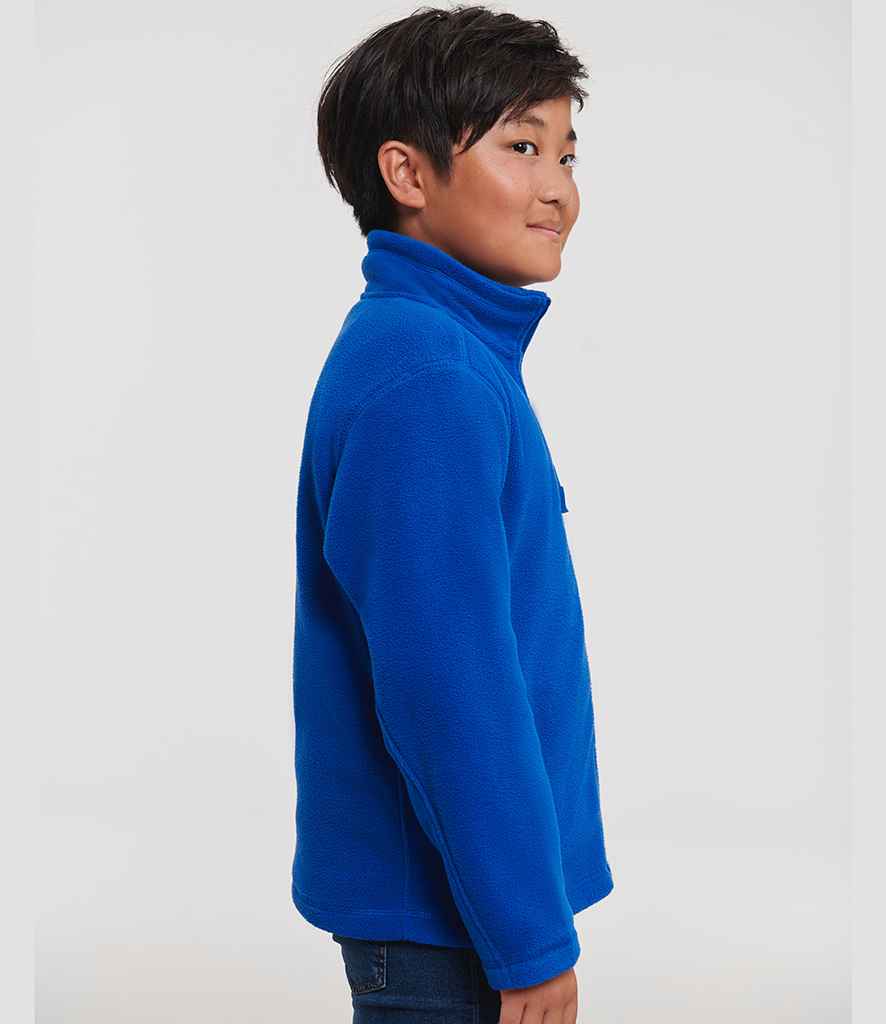 Russell Athletic Kids Outdoor Fleece Jacket - 870B - - Customisable Fleece