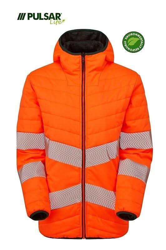 Pulsar LIFE GRS Ladies Reversible Puffer Jacket Orange LFE963 - Orange - Customisable Jacket