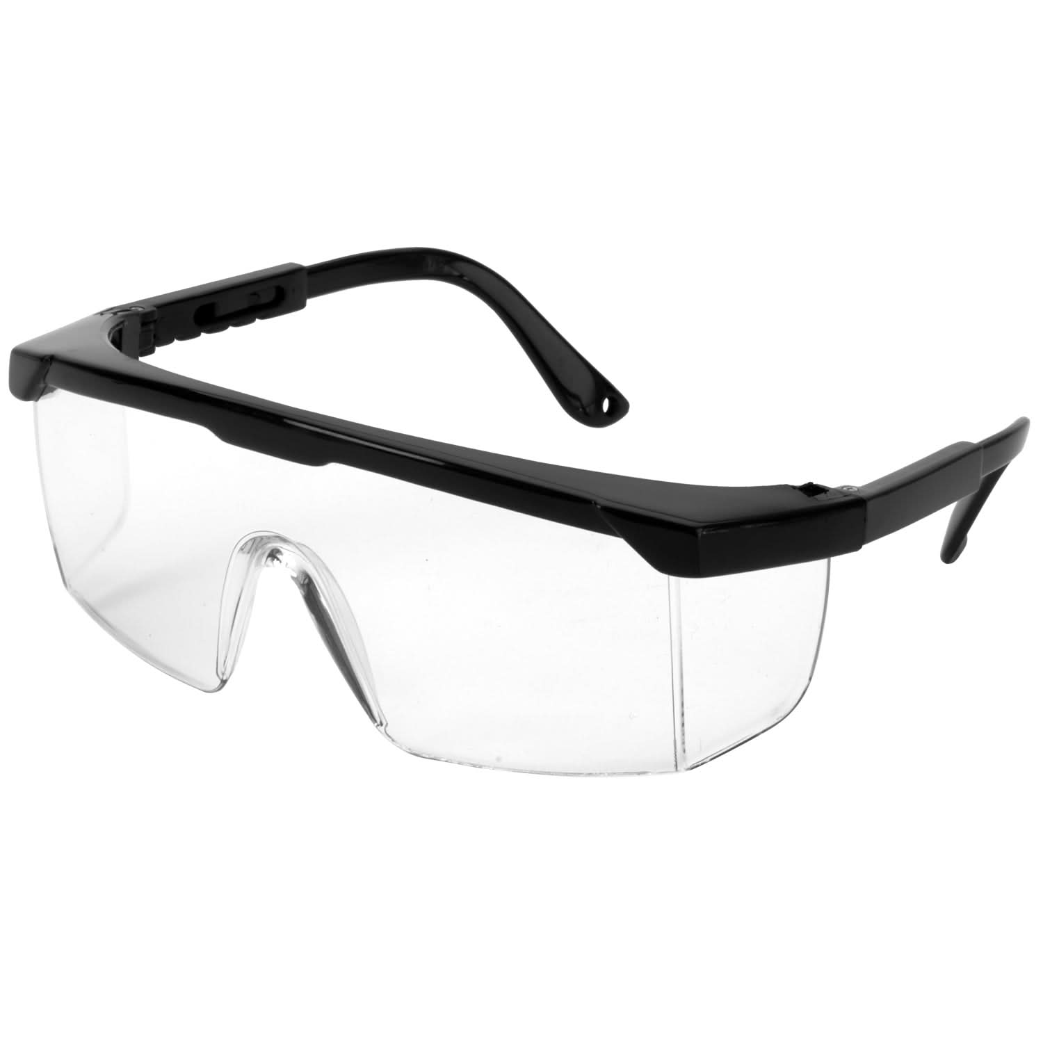 E20 Safety Glasses - P31 - Clear Black One Size - Customisable Eyewear Protection