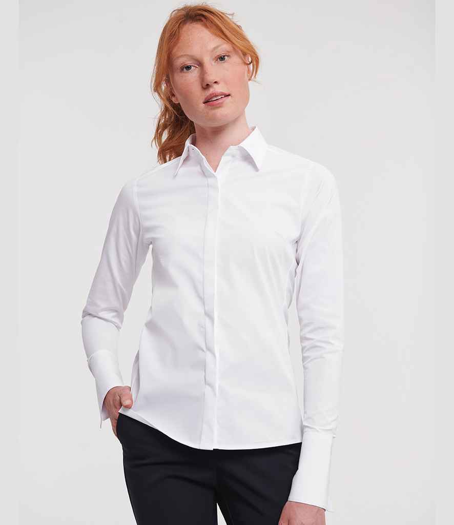Russell Athletic Collection Ladies Ultimate Stretch Shirt - 960F