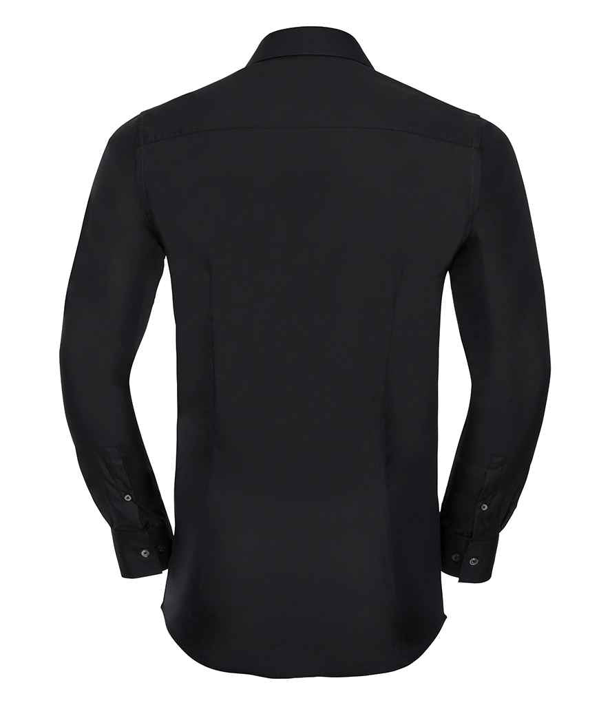 Russell Athletic Collection Long Sleeve Ultimate Stretch Shirt - 960M - - Customisable Shirt