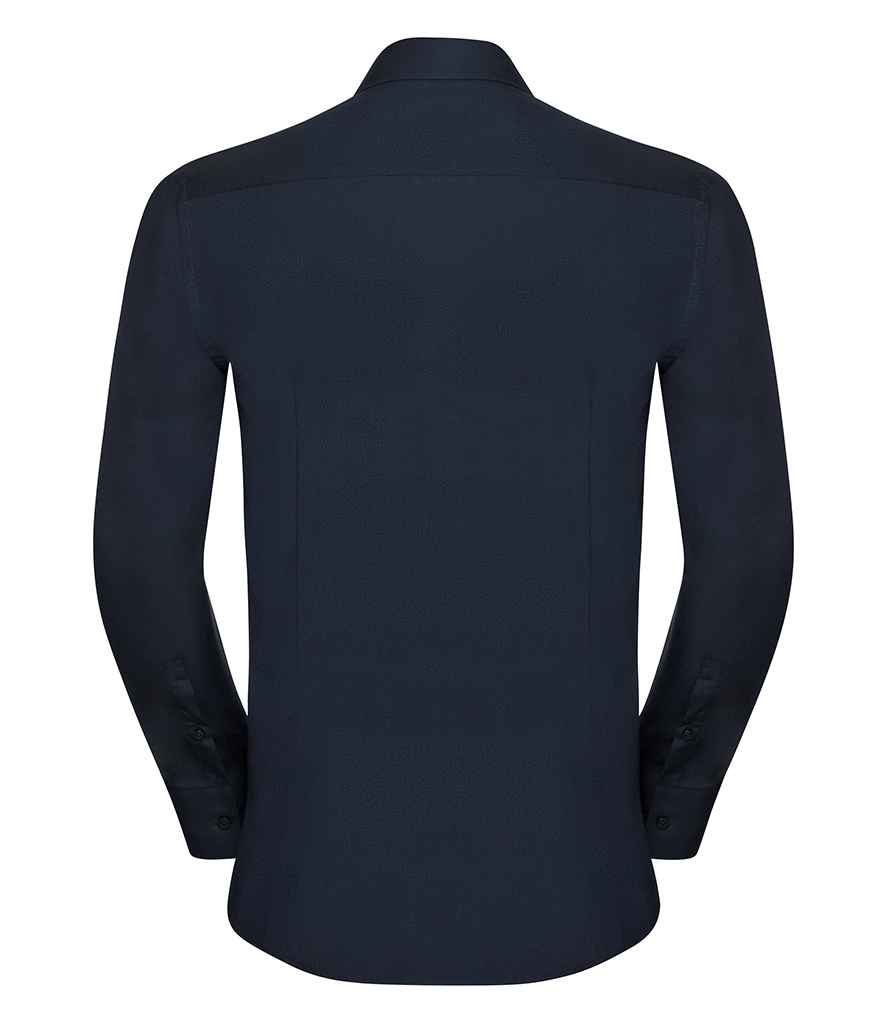 Russell Athletic Collection Long Sleeve Ultimate Stretch Shirt - 960M - - Customisable Shirt