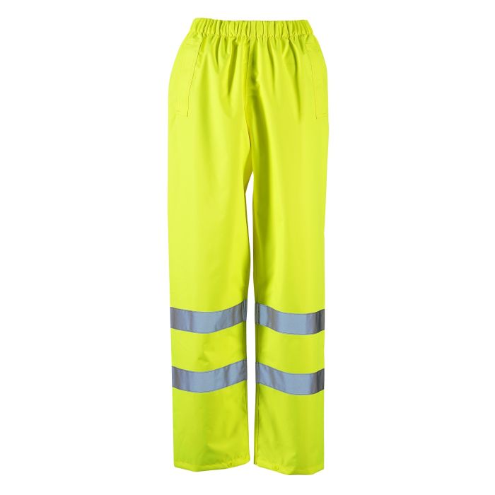 Ladies Hi Vis Yellow Dua Over-Trouser - HV312 - - Customisable Trousers