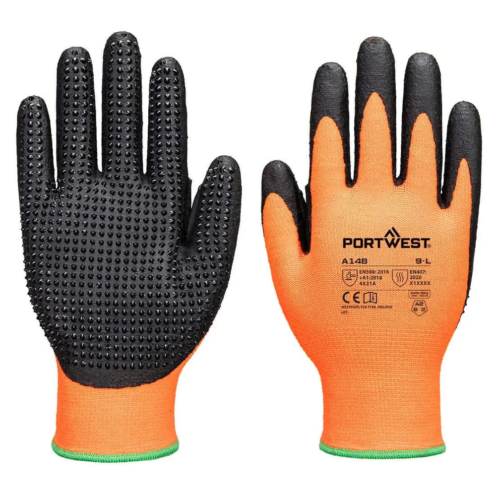 Grip 13 Nitrile High Dotted Glove - A148