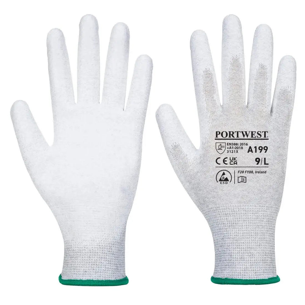 Esd 13 Pu Palm Glove - A199