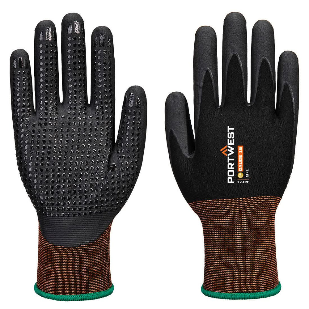 Gp Grip 15 Nitrile Micro Foam Dotted Glove - A371
