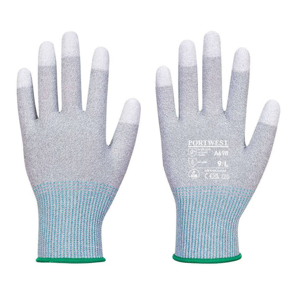 Mr13 Esd Pu Fingertip Glove - A698