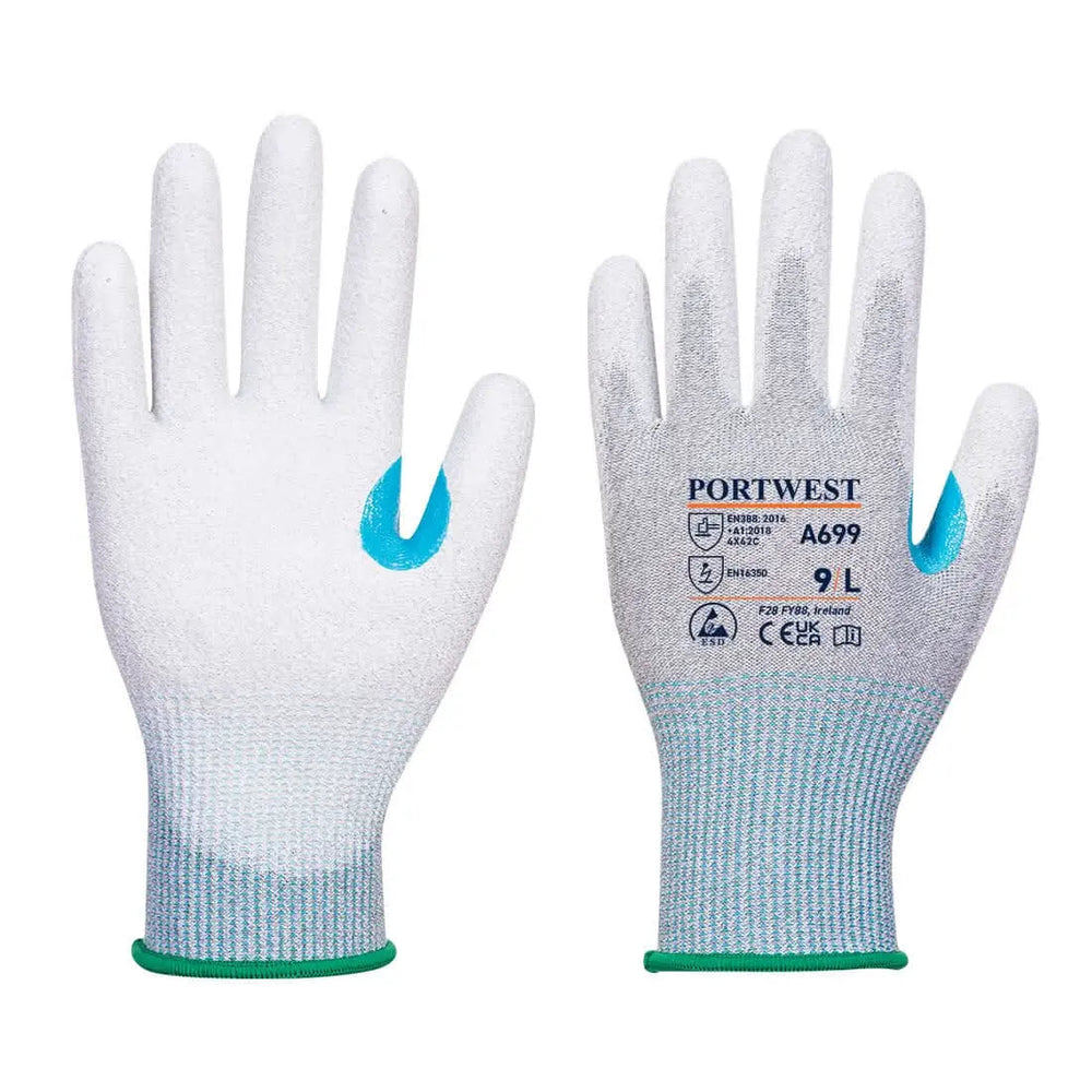 Mr13 Esd Pu Palm Glove (Pk12) - A699