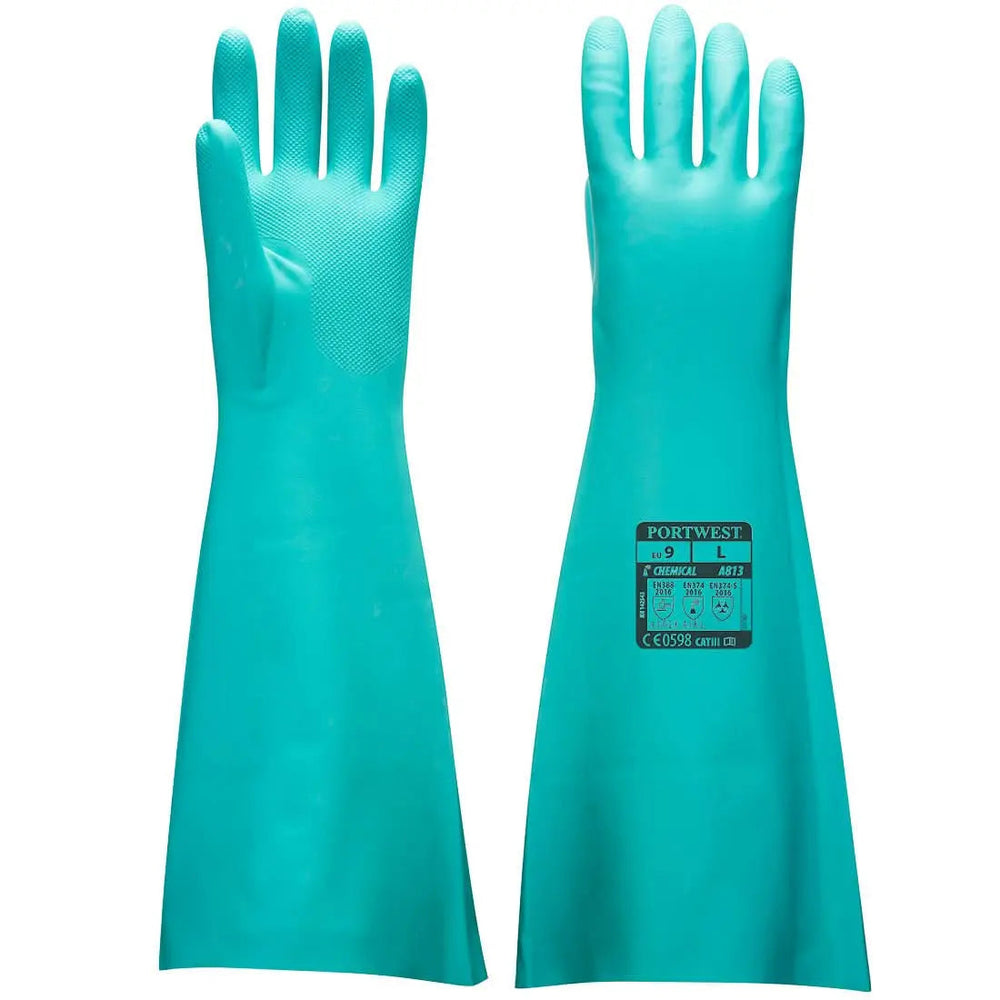 Chem 480 Nitrile Extended Gauntlet - A813