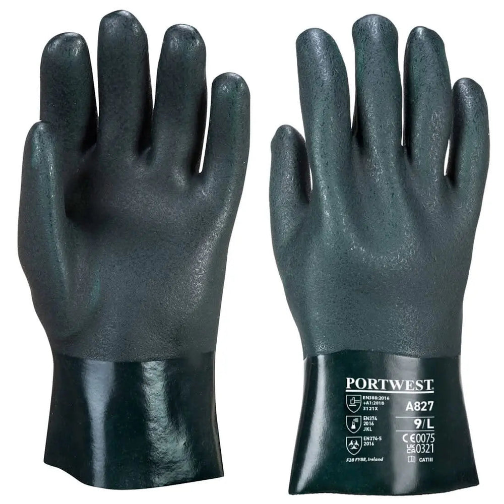 Chem 270 Pvc Double Dipped Gauntlet - A827