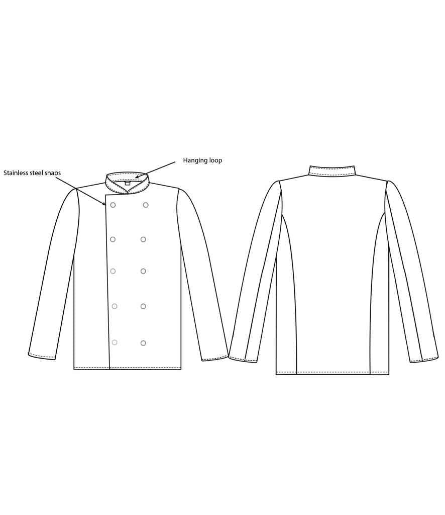 Dennys Long Sleeve Chef&