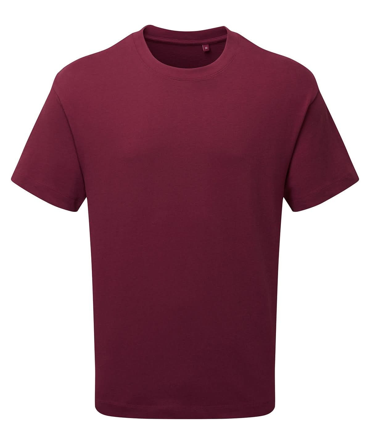 Anthem heavyweight t shirt AM015 - Burgundy - Customisable T-Shirt