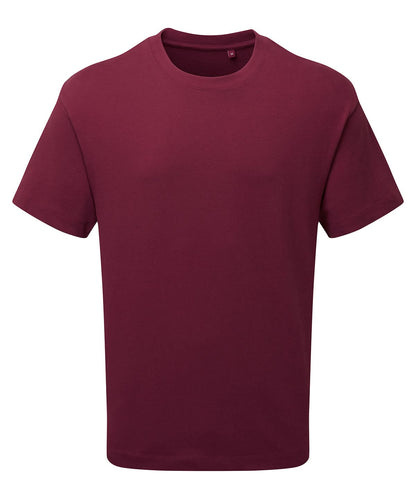Anthem heavyweight t shirt AM015 - Burgundy - Customisable T-Shirt