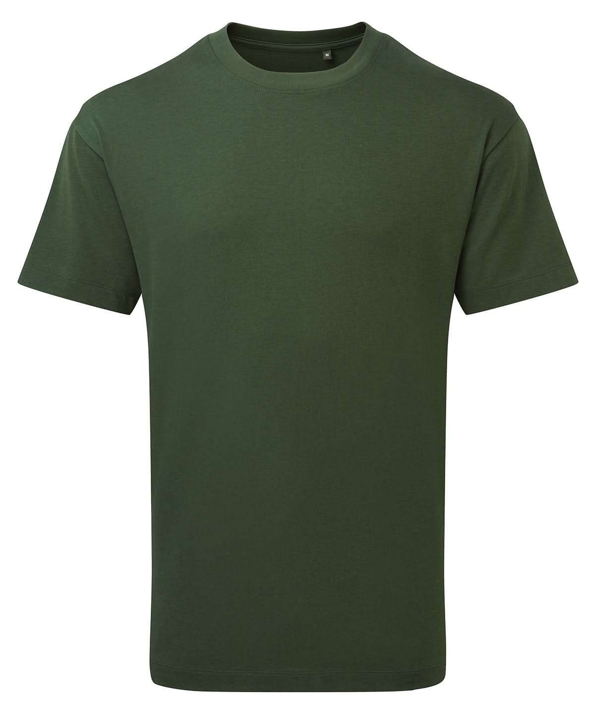Anthem heavyweight t shirt AM015 - Forest Green - Customisable T-Shirt
