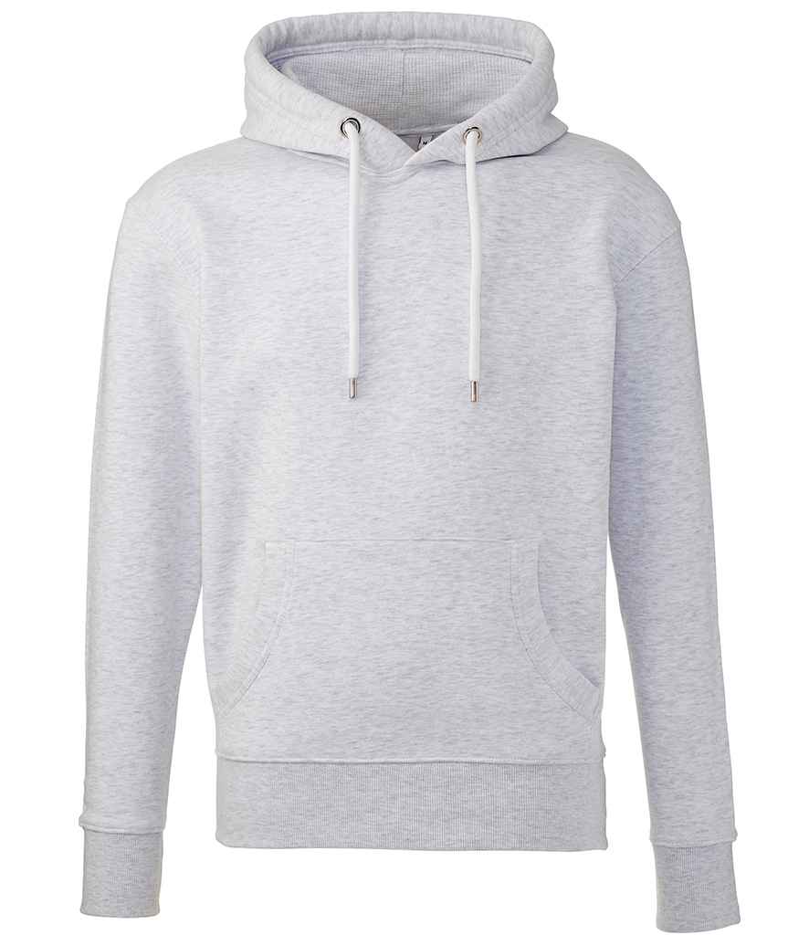 Anthem Organic Hoodie - AM01 - Ash - Customisable Hood