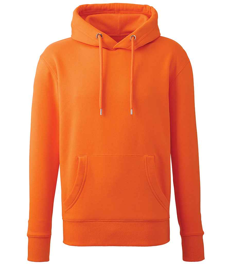 Anthem Organic Hoodie - AM01 - Orange - Customisable Hood