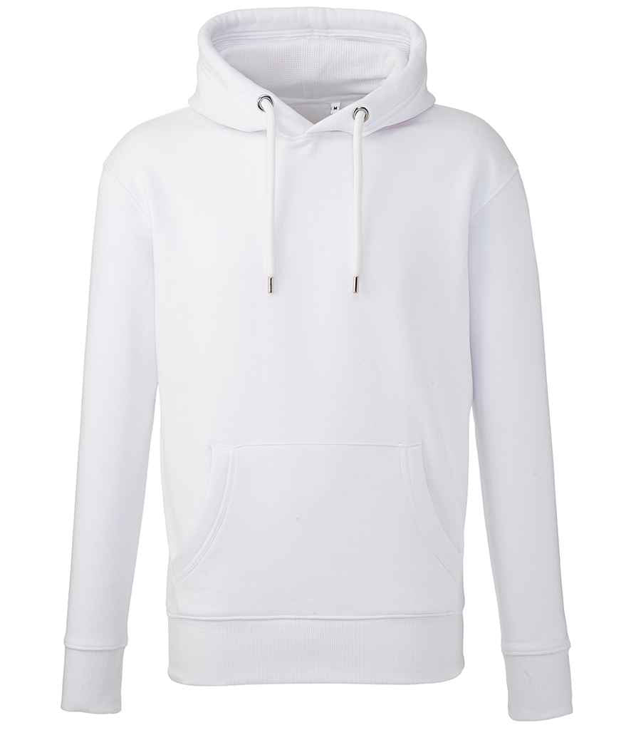 Anthem Organic Hoodie - AM01 - White - Customisable Hood