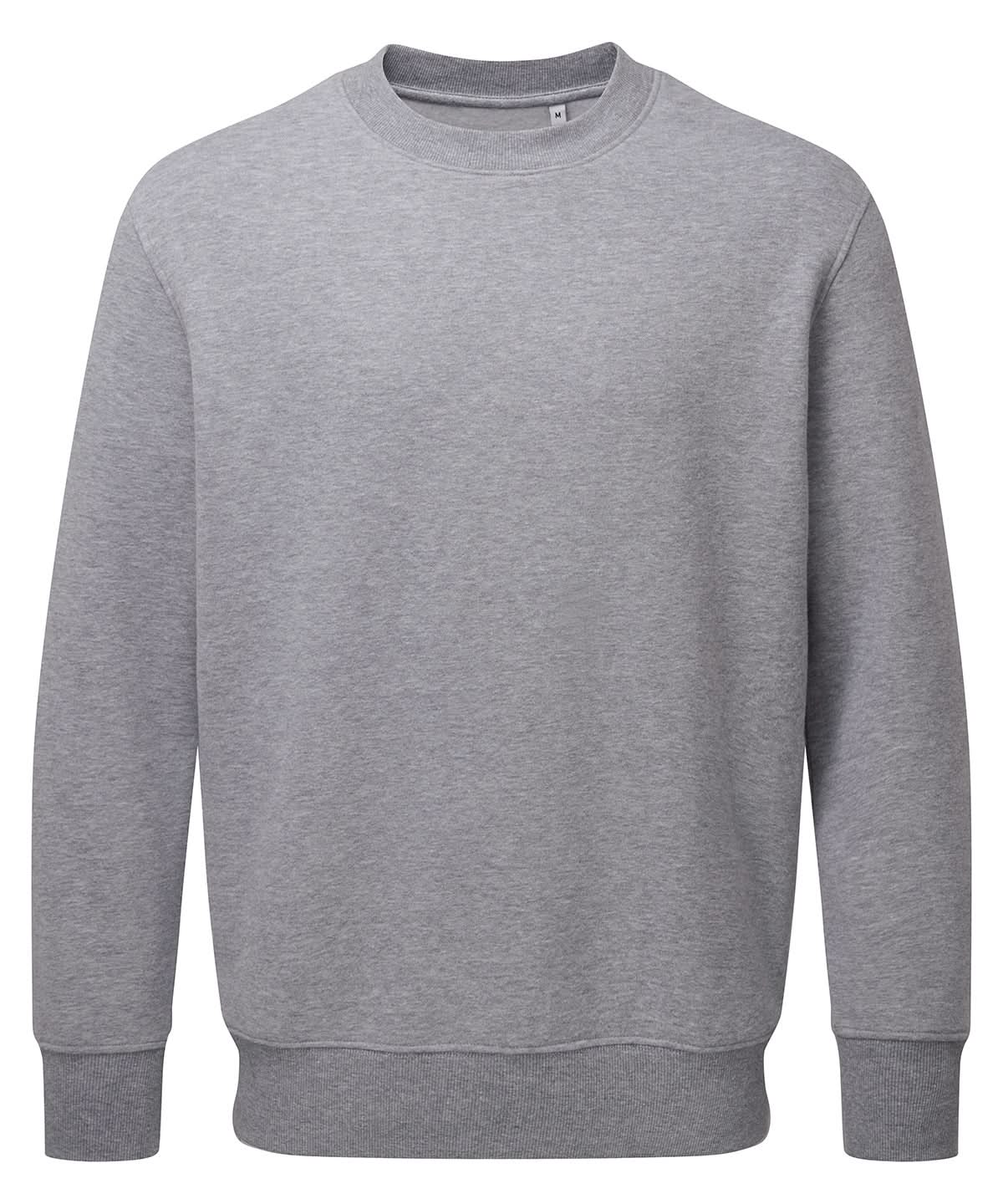 Anthem sweatshirt AM020 - Grey Marl - Customisable Sweatshirts