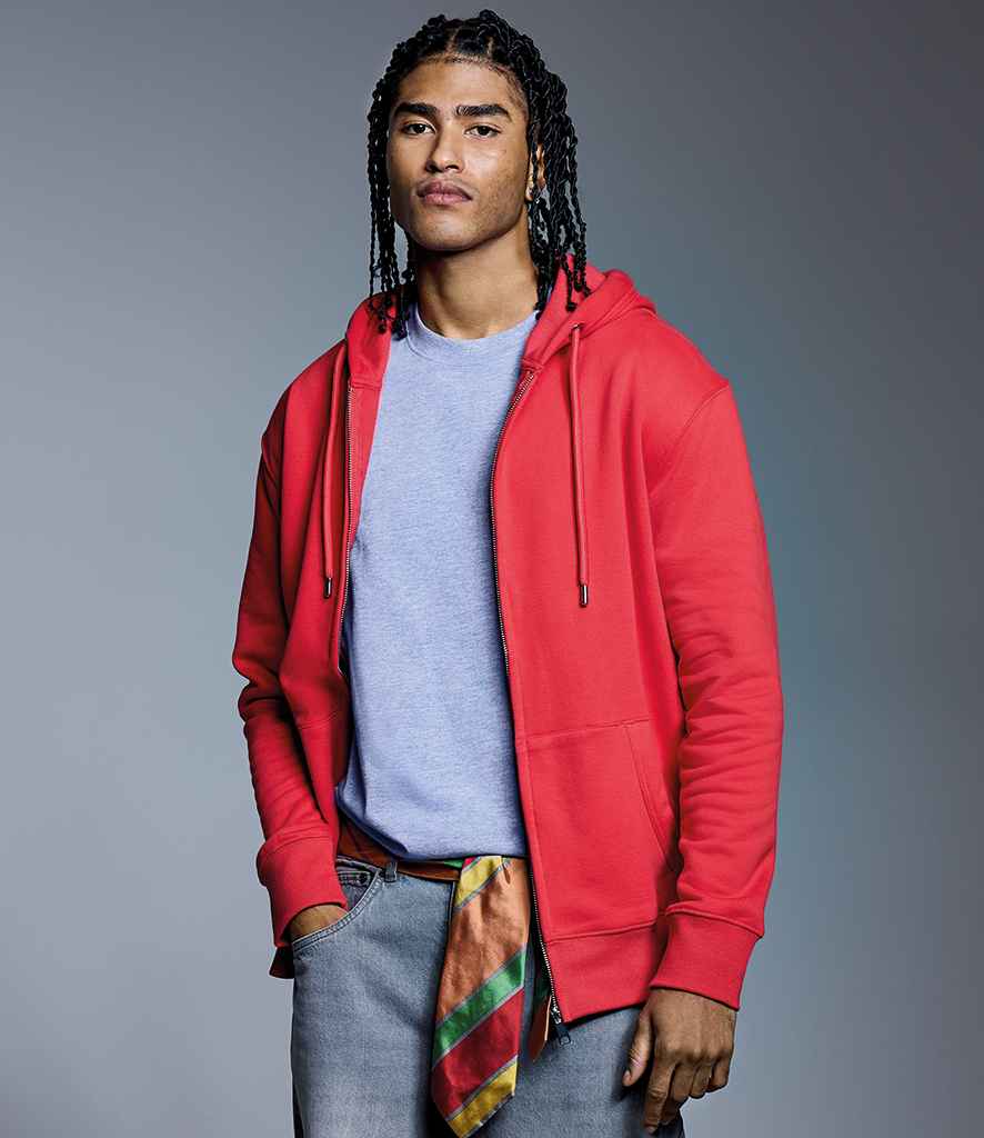 Anthem Organic Full Zip Hoodie - AM02 - - Customisable Hood