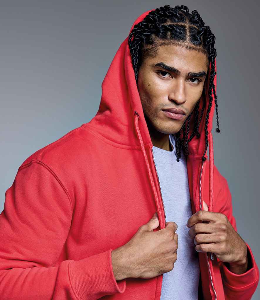 Anthem Organic Full Zip Hoodie - AM02 - - Customisable Hood